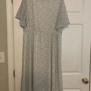 Piper & Scoot Midi Fauw Wrap Dress, Size XXL